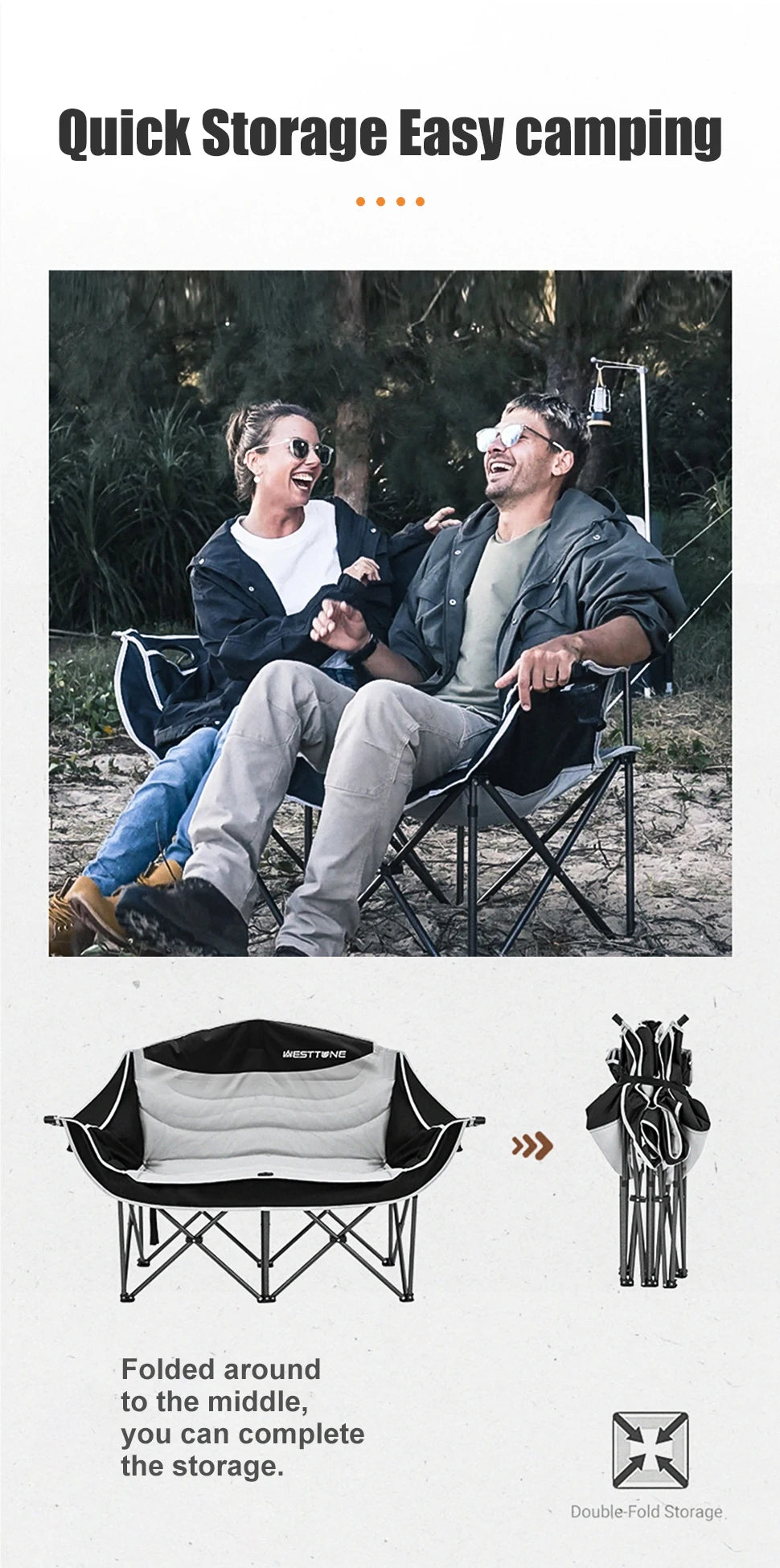 Double Camping Chair