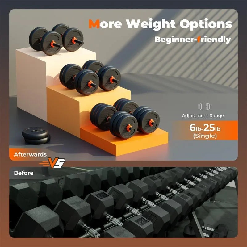 4-in-1 Free Weight Set