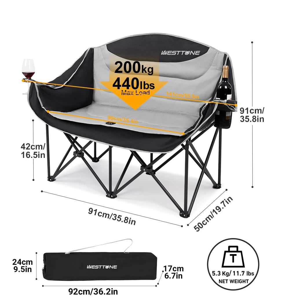 Double Camping Chair