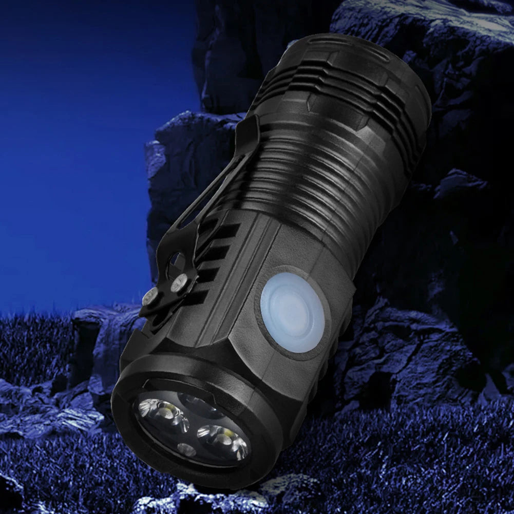 Mini LED Flashlight with Hat Clip